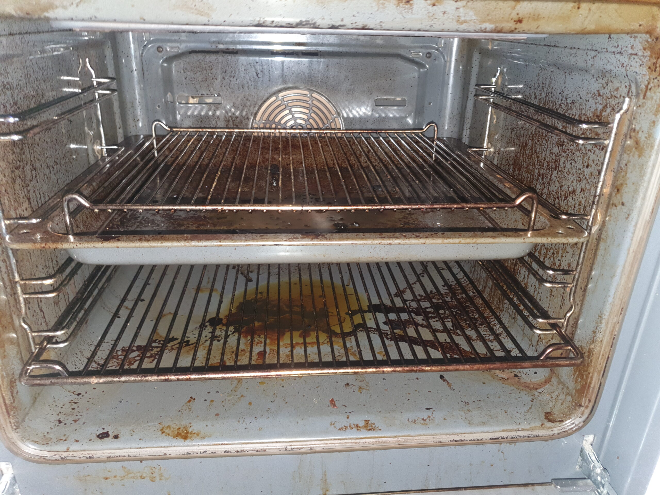 dirty oven